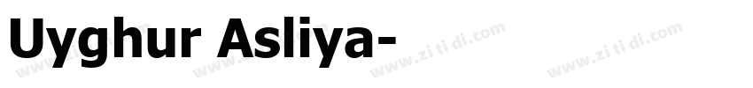 Uyghur Asliya字体转换